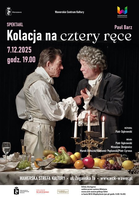 "Kolacja na Cztery Ręce" Teatralna Jesień