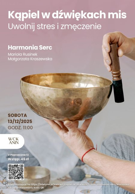 Kąpiel w dźwiękach mis. Uwolnij się od stresu i zmęczenia