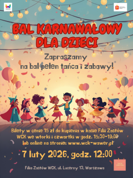 Bal karnawałowy dla dzieci w Zastowie