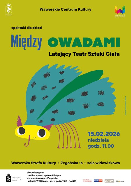 Między owadami - spektakl dla dzieci - 15.02.2026 godz. 11.00 WSK