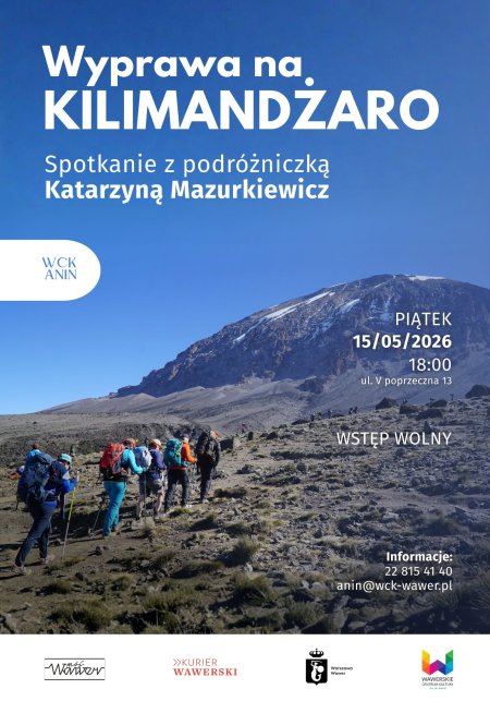 Wyprawa na Kilimandżaro. Spotkanie z podróżniczką Katarzyną Mazurkiewicz