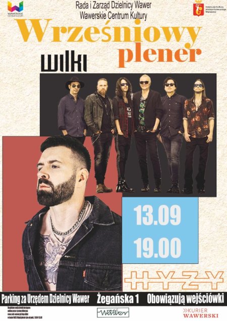 Wrześniowy Plener: Grzegorz Hyży, Wilki