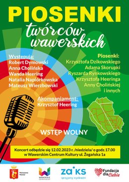 Koncert "Piosenki twórców wawerskich"